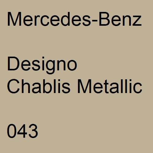 Mercedes-Benz, Designo Chablis Metallic, 043.